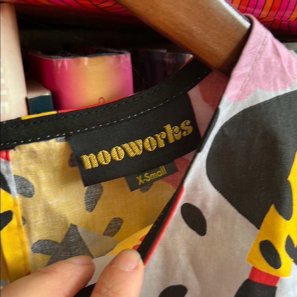 Nooworks Colorful Patterned Blouse - image 4